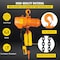 Vevor 1 Ton Electric Chain Hoist w/ 10FT Double Chain Lifting 110V G80 2200LBS HHBD01-02 - alternate 6