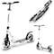 Campior Kick Scooter for Ages 6+, for Kids, Teens, and Adults, Max Load 240 LBS, Foldable, 8-inch Big White CAMTE107 - alternate 1