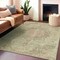 Homeroots 9' X 12' Sage Floral Medallion Washable Indoor Outdoor Area Rug 607936 - alternate 5