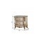 Homeroots 32" Antiqued White Two Drawers Mirrored Nightstand 347174 - alternate 4