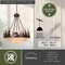 Vaxcel Yellowstone 4-Light 24 in. Wide Burnished Bronze Rustic Moose Bowl Pendant Light Amber Glass PD55624BBZ - alternate 6