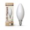 Bulbrite LED Filament, 6.5 Watt Dimmable B11 Light Bulb, Milky Glass Finish, E12 Base, 4000K, 750 Lumens, 4PK 862081 - alternate 7