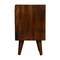 Homeroots 20" Brown Solid Wood One Drawer Nightstand 651578 - alternate 12