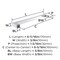 Amerock Monument 6-5/16 inch (160mm) Center-to-Center Polished Chrome Cabinet Pull, 25PK 25VMP3657226 - alternate 5