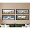 Homeroots Set Of Four Billy Jacobs Four Seasons Collection V Black Frame 3 Black Framed Print Wall Art, 4PK 406181 - alternate 3