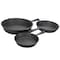 Gibson Home Addlestone 3 Piece Pre-Seasoned Cast Iron Skillet Set 127888.03R - alternate 1