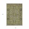 Homeroots 10' X 14' Olive Green Gray And Charcoal Oriental Washable Indoor Outdoor Area Rug 582109 - alternate 6