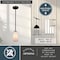 Vaxcel Shelby Mini Pendant Light, Matte Black, White Marble Glass, 5.25-In. Wide P0479 - alternate 4