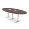 Skutchi Designs 6 Person Conference Table With Power Unit | 8' Oval Table | Harmony Series HAR-OVL-48X96-T-H3041-ESIL - alternate 1