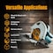 Powertec Multi-Material 14in Cold Saw Cutting Blade, 1in Arbor, 36T TCG - 1600 Max RPM 14013 - alternate 6