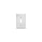 Legrand TradeMaster Wallplate, 3-5/16 in L, 5.062 in W, 1 -Gang, Nylon, White TPJ1W - alternate 1