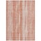 Homeroots 5' X 8' Orange And Salmon Botanical Leaves Washable Indoor Outdoor Area Rug 581973 - alternate 5