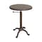 Homeroots 22" Industrial And Inustrial Iron Round End Table 493235 - alternate 1