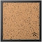 Mastervision Black Speckled Cork Bulletin Board, Black MDF Frame, 18" X 18" SF2414121616 - alternate 1