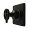 Kingston Brass Single-Handle Six-Way Diverter Valve with Square Trim Kit, Matte Black KS4040CG - alternate 1