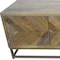 Homeroots 52in Wood Brown Solid Wood Cabinet Enclosed Storage Distressed TV Stand 489502 - alternate 5