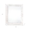 Homeroots 24" x 36" White Solid Wood Hanging Picture Frame 380264 - alternate 2