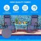 Simple Deluxe 2 Set Zero Gravity Chairs Patio Portable Reclining Folding Lounge Chair Beach Camping Chairs with P 3A88LGCHARZEROGRAVITYBLUX2 - alternate 5