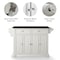 Crosley Alexandria Granite Top Full Size Kitchen Island/Cart KF30004AWH - alternate 8