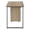 Homeroots 47" Taupe and Black Wood and Metal Sled Computer Desk 489906 - alternate 4
