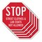 Signmission Stop Street Clothes & Lab Coats Not, 10 inch X 10 inch, Aluminum Metal Signs, 5PK OC-A-5Pack-10-182 - alternate 1