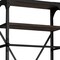 Homeroots Black Iron and Solid Wood Five Tier Bookcase with Two Drawers 392225 - alternate 5