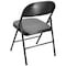Elama 4 Piece Metal Folding Chair with Padded Seats in Gray ELM-J0369B-G - alternate 5