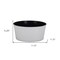 Homeroots 12in White Recycled Plastic Indoor Outdoor Round Pot Planter 488308 - alternate 4