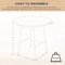 Leisuremod Round 19.7 in W, 19.3 in L, MDF/Stainless Steel, Natural Wood RSBL-19NW - alternate 8