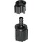Flair-It PEXLOCK Swivel Pipe Adapter, 3/8 x 1/2 in, BSPT, Polysulfone, Black, 100 psi Pressure Pair 30874 - alternate 5