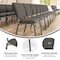 Flash Furniture Advantage Charcoal Gray Multipurpose Church Chairs, 18.5" Wide SEPCHT185-111 - alternate 8