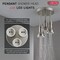 Delta Universal Showering Components H2OKinetic Pendant Raincan Shower Head with LED Light 57190-SS25-L - alternate 5