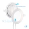 Infibrite 4 In 3CCT Selectable 9W 750LM Thin LED Ceiling Light Kit, Dimmable, Wet Rated IB-001-7-9W-WH - alternate 7
