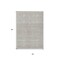 Homeroots 5' X 8' Beige And Ivory Chevron Washable Indoor Outdoor Area Rug 612233 - alternate 6