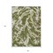 Homeroots 8' X 10' Olive Green And Ivory Abstract Washable Indoor Outdoor Area Rug 600117 - alternate 3