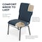 Flash Furniture Advantage Navy Discount Church Chair, 21" Wide EPCHT-101 - alternate 7