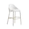 Manhattan Comfort Gracie Barstool in White and Gold - Set of 2 2-BS022-GWH - alternate 7