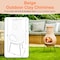Vintiquewise Beige Outdoor Clay Chiminea Fireplace Sun Design Charcoal Burning Fire Pit with Metal Stand Fire Pit QI004601 - alternate 8