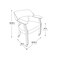 Office Star Products Traditional  Guest Chair, Royal Cherry TV231-3 - alternate 6