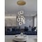 Afx Halo 9-Light Round Pendant, 120V, 162W, 5 CCT, Light Brass HLOP08LAJUDLBRND9 - alternate 3