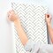 Chesapeake Oswin Navy Tiered Herringbone Wallpaper 3125-72363 - alternate 3