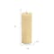 Homeroots Set of Two Beige Flameless Votive Candle, 2PK 517664 - alternate 5