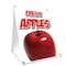 Signmission Fresh Apples, 36 Inch x 24 Inch A-frame Yard Sign, Plastic Sign SBC-2436-Fresh Apples - alternate 1