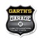 Signmission Garth's Garage I Can Fix Everything But Stupid, 6 Inch X 6 Inch, Plastic Sign SHI-P-6-490-GARTH - alternate 1