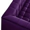 Homeroots 88" Purple Velvet Wood Sofa With Toss Pillows 543980 - alternate 5