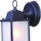 Homeroots Matte Black Hanging Frosted Glass Lantern Wall Light 399215 - alternate 5