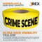 Jrex Safety Crime Scene Do Not Cross Tape Roll - 3 Mil - 1000 Ft x 3 Inch Wide Each - Yellow, 2PK PCST-JR-3M-2PK - alternate 5