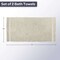 Lavish Home Bath Towels 2PC 100% Cotton Towel Set Extra Large Quick Drying Bath Towels Absorbent Bath Sheets 67-0022-SFBS - alternate 6