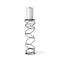 Homeroots 21" Black Geometric Glass And Metal Tabletop Pillar Candle Holder 608390 - alternate 1