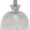 Homeroots 20" Gray Glass Round Table Lamp With White Drum Shade 643375 - alternate 4